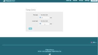 Admin Set the time limit video tutorial [upl. by Yelnek812]