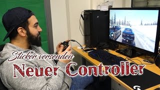 Neuer Controller  Sticker versenden  Vlog  Zink [upl. by Assenaj872]