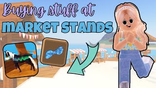 Checking Out MARKET STANDS  Buying Stuff  Ep 7  Wild Horse Islands [upl. by Kearney]