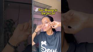 3 face massage to lose face fat😱 diy ytshorts shorts faceyoga beautyhacks glowingskincare [upl. by Carr511]