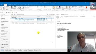 CLASS Training  Integrating Outlook Info [upl. by Aiselad929]