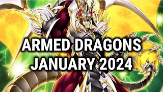 ARMED DRAGON RULER DECK RECIPE  COMBOS Post January 2024 Ban List  YuGiOh TCG [upl. by Enrol]