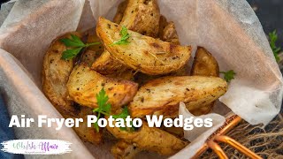 Air Fryer Potato Wedges Recipe [upl. by Mendie]