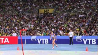 Anna Chicherova beats Blanka Vlasic in the Womens High Jump Final [upl. by Adaline791]