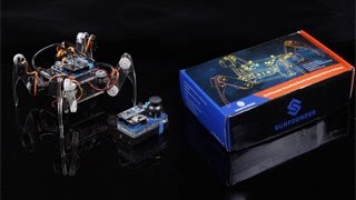 Introduction to Arduino Crawling Quadruped Robot Kit Open Box [upl. by Alasdair]