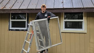 Installing New Windows at My Cabin [upl. by Egerton]