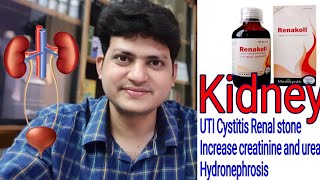 Homeopathic Medicine for Kidney Disease  Renakoll Syrup  UTI kidney stone Cystitis [upl. by Eiger]