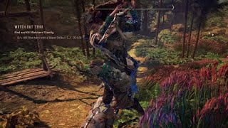 Horizon Zero Dawn Remastered  Watch Out Trial Stealth  Blazing Sun [upl. by Attekahs]