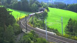 ÖBB  The Semmering railway at Eichberg  Semmeringbahn  Austria [upl. by Rayford283]