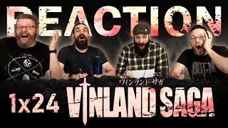 Vinland Saga 1x24 FINALE REACTION quotEnd of the Prologuequot [upl. by Novad]