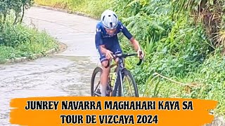 Junrey Navarra muli kayang maghahari sa TOUR DE VIZCAYA 2024 [upl. by Ciapha]