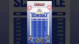 mischedule  mi2021  mumbai Indians  mumbai Indians schedule 2021  mi watsapp status 2021 [upl. by Hillyer]