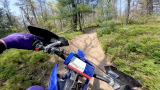 quotLittle Oquot  Michigan Trail Riding YZ250X [upl. by Ardin183]