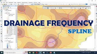 Drainage Frequency  Hydrology  Mapping  ArcGIS  Part1 [upl. by Zebedee]