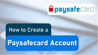 How to Open a Paysafecard Account  Step by Step Tutorial [upl. by Anilrats]