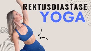 20 MIN Rückbildungsyoga  Rektusdiastase schließen im Flow  68 Wochen nach Geburt [upl. by Audri144]