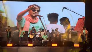 চাঁন্দের গাড়ি Chander gari by কৃষ্ণপক্ষ krishnopokkho at Bijoy concert [upl. by Jaela499]