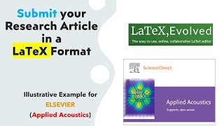 Submit your manuscript LaTeX Format in the Research Journals LaTeX submissions AppliedAcoustics [upl. by Lionel901]