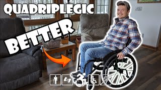 Modifying My Wheelchair  TiLite Aero T  Quadriplegic C5C6C7 [upl. by Trelu]