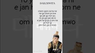 Agust D Daechwita Rap Easy Lyrics  agustd daechwita lyrics kpop [upl. by Carbone]