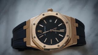 Audemars Piguet Royal Oak 15300OR in rose gold [upl. by Clementius]