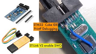 Printf Debugging amp enabling SWO pin in the STLINK V2 clone  For STM32 CubeIDE  BluePill [upl. by D'Arcy]