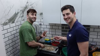 TWO HOT MEN COOKING DINNER FOR ME😜 [upl. by Resneps673]