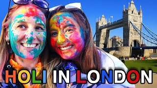 HOLI FESTIVAL WITH RISHABH PANTS SISTER IN LONDON [upl. by End]