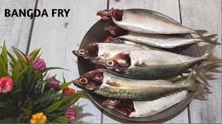 how to bangda fish fry  fish fry recipe  bangda fry recipe  shilpas kitchen marathi [upl. by Gladdie]