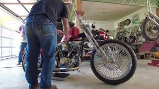 Harley shovelhead kickstart [upl. by Veator619]