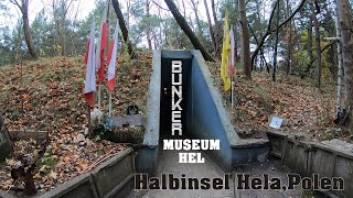 Bunkermuseum in Hel Halbinsel Hela Polen [upl. by Vernice]