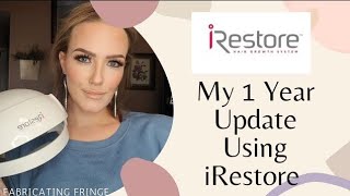 iRestore  My 1 year update lowlevel laser hair therapy LLLT VSG hair loss [upl. by Nellie]