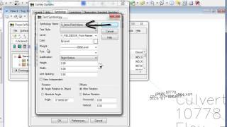 InRoads Survey Options working with symbols points and elevations [upl. by Perri395]