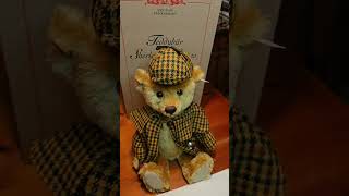 Unboxing Steiff Sherlock Holmes Teddy Vintage tahun 2002 steiff bonekateddybear labubu [upl. by Anazus]