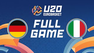 3rd Place Game  Germany v Italy  Full Basketball Game  FIBA U20 Womens EuroBasket 2024 [upl. by Akinna566]