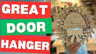 Create a Custom Wreath Door Hanger with Lightburn Perfect for Any Season [upl. by Neeka]