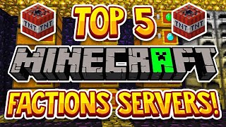 TOP 5 NEW FACTIONS SERVERS IN 2023 BEST Minecraft Factions Servers In 2024 Java amp MCPE [upl. by Aissert994]