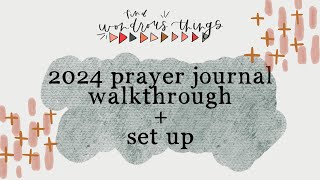 2024 Prayer Journal Walkthrough  Set Up [upl. by Llertniuq]