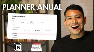 Tutorial  Como crear una Agenda  Planificador Anual con Notion  Plantilla Gratis [upl. by Marve260]