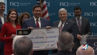 FSCJ other state colleges awarded 65M to launch civic academies Gov DeSantis announces [upl. by Grefer682]