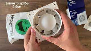 Обзор Вытяжной вентилятор Europlast EEXTRA EE100 белый из Rozetka [upl. by Atilrahc]