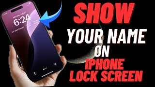 2 Ways to Add Your Name to iPhone Lock Screen in iOS 18  Hindi [upl. by Disini401]