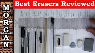 Ultimate Pencil Eraser Review  Mono zero Derwent Faber Castell  more [upl. by Niltac]