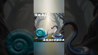 ✅ SNAIL  ANACONDA ✅ ai mutation shorts viralshorts [upl. by Redan411]