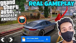 GTA V GRAPHICS MODPACK For GTA SA  Support All Android Devices  Just using ZArchiver  Gamerz Luck [upl. by Wyck]