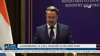 Në Prishtinë ka qëndruar zvkryeministri i Luksemburgut Xavier Bettel [upl. by Yroj]