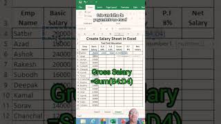 Dicas Folha de pagamento no Excel dicadeexcel [upl. by Dunseath733]