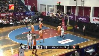 IBL 2016 M88 Aspac Jakarta vs Pelita Jaya EMP Jakarta [upl. by Nila]