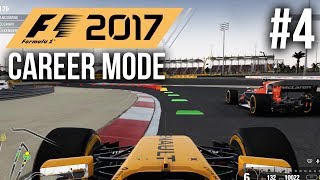 F1 2017 Career Mode Gameplay Walkthrough Part 4  CLOSE RACING amp NEW PARTS BAHRAIN [upl. by Romito]