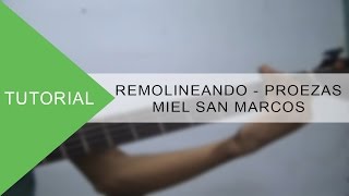 Remolineando  Proezas  Miel San Marcos  Tutorial de Bajo [upl. by Novehc189]